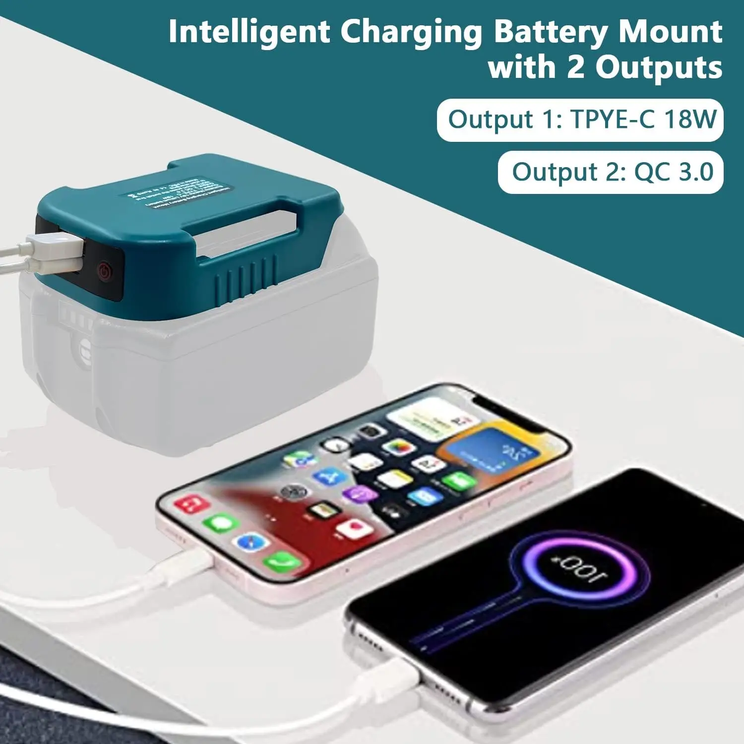 USB-адаптер для зарядного устройства Makita 18 в