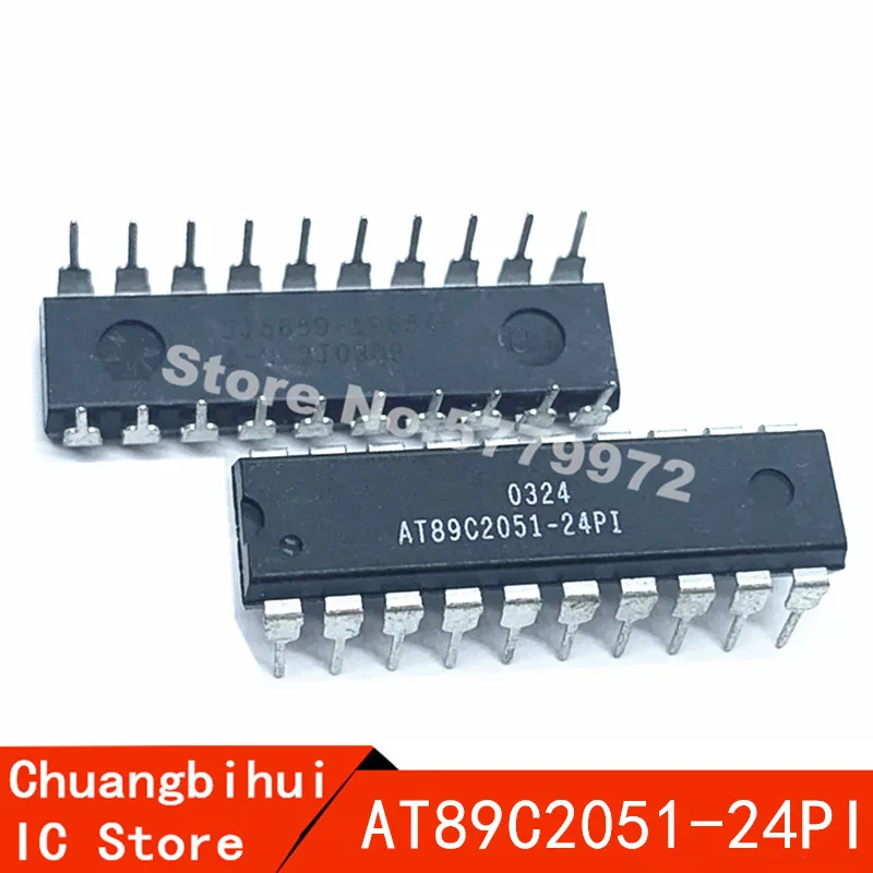 

10 шт./лот at89c2051 24pu at89c2051-24pu встроенный чип