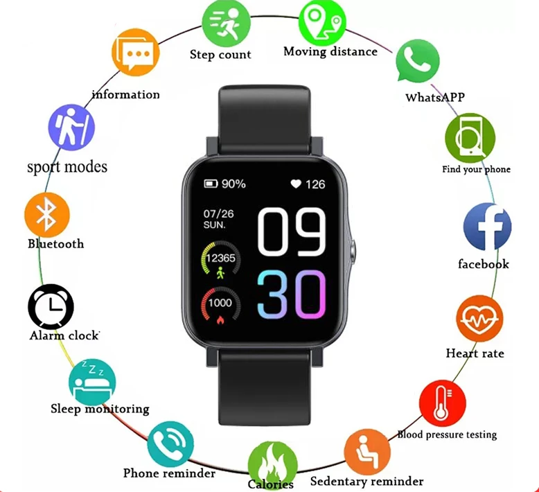 

Smartwatch GTS2 Sports Tracker Sleep Heart Rate Monitor Pulse Fitness Bracelet Smart Watch Men Women For Apple Huawei Xiaomi