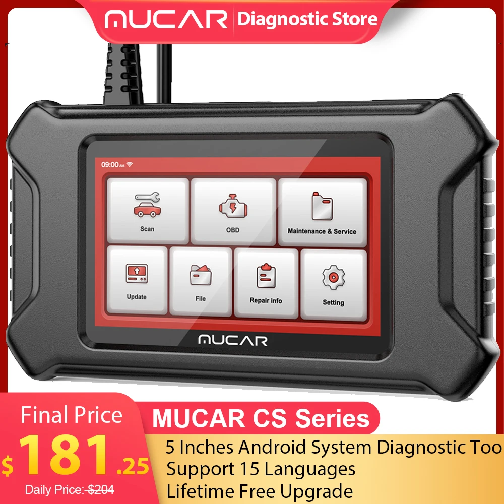 Диагностический сканер MUCAR CS2 CS4 CS90 инструмент для диагностики системы тормозных