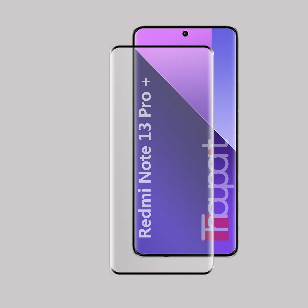 3D закаленное стекло для Xiaomi Redmi Note 13 Pro Plus защита экрана пленка объектива камеры +