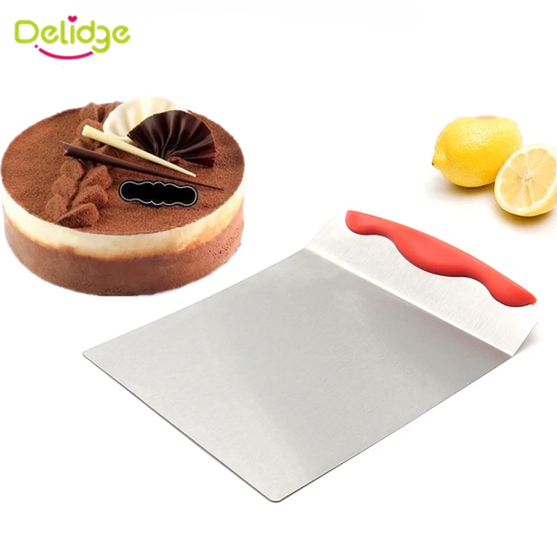 

1pc Stainless Steel Cake Shovel Transfer Cake Tray Moving Plate Cake Lifter Bread Pizza Blade Baking Tools Bakeware
