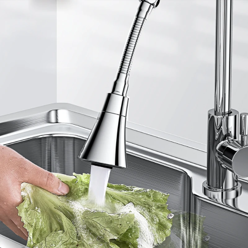 Удлинитель для кухонного смесителя 3 режима поворот на 360 градусов |