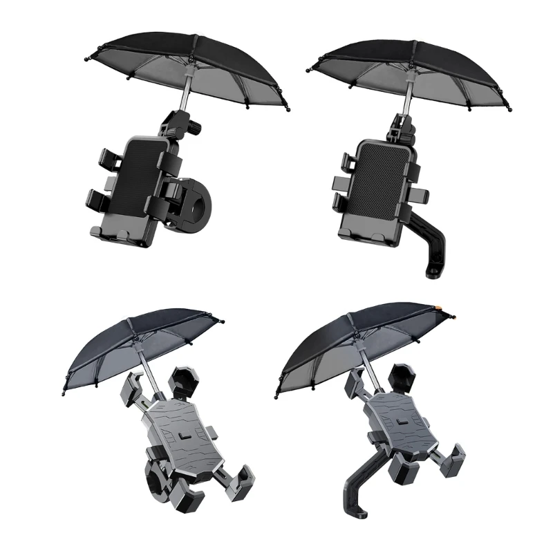 

Cell Phone Mini Umbrella Motorcycles Durable Waterproof Mobile Phone Bike Decor