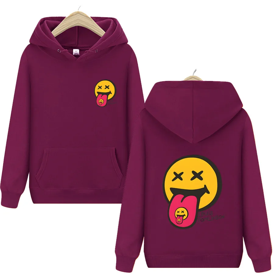 

Hip Hop Tops Tracksuit Louis Tomlinson Hoodies Funny Smiley Face Print Streetwear Men Women Fashion Oversized Sweatshirts