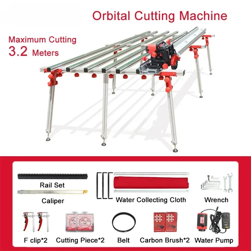 Полностью автоматическая орбитальная режущая машина ShiJing 9510 камневидная