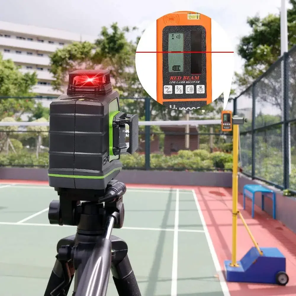 Huepar 3x360 GF360R лазерный уровень с перезаряжаемой литиевой батареей