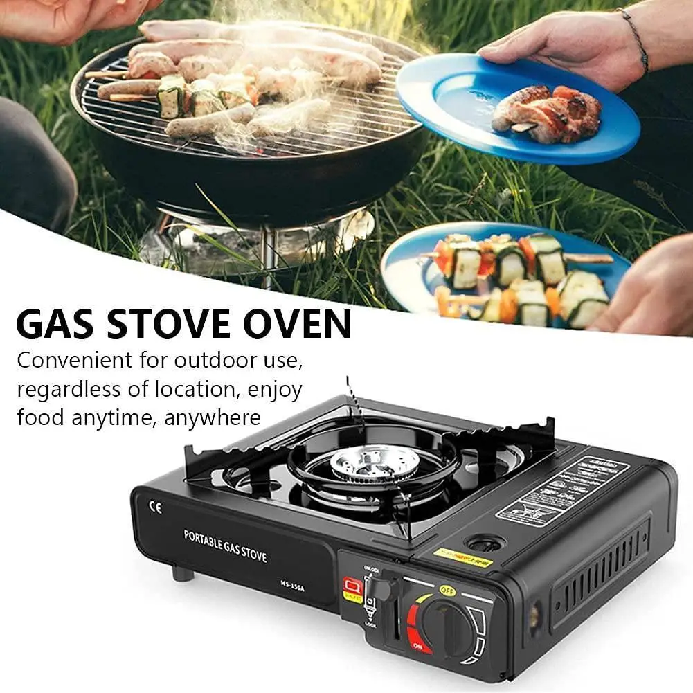 

Portable Camping Cooker Outdoor Gas Single Burner For Butane Coal 3000W BDZ-155-A Cooker With Carry Bag Electronic Ignitio