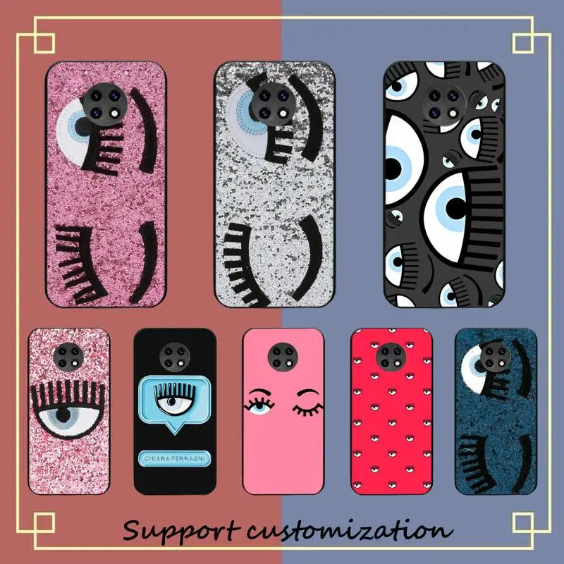 

Evil Eye Fashion Phone Case For Xiaomi Redmi Note 8A 7 5 Note 8pro 8T 9Pro TPU Coque for note 6pro