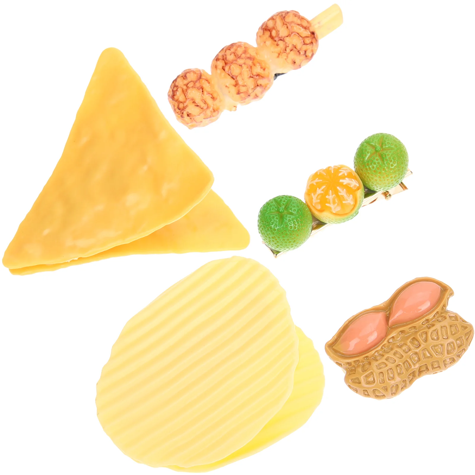 

5Pcs Hair Clips Creative Simulation Hairpins Hair Barrette