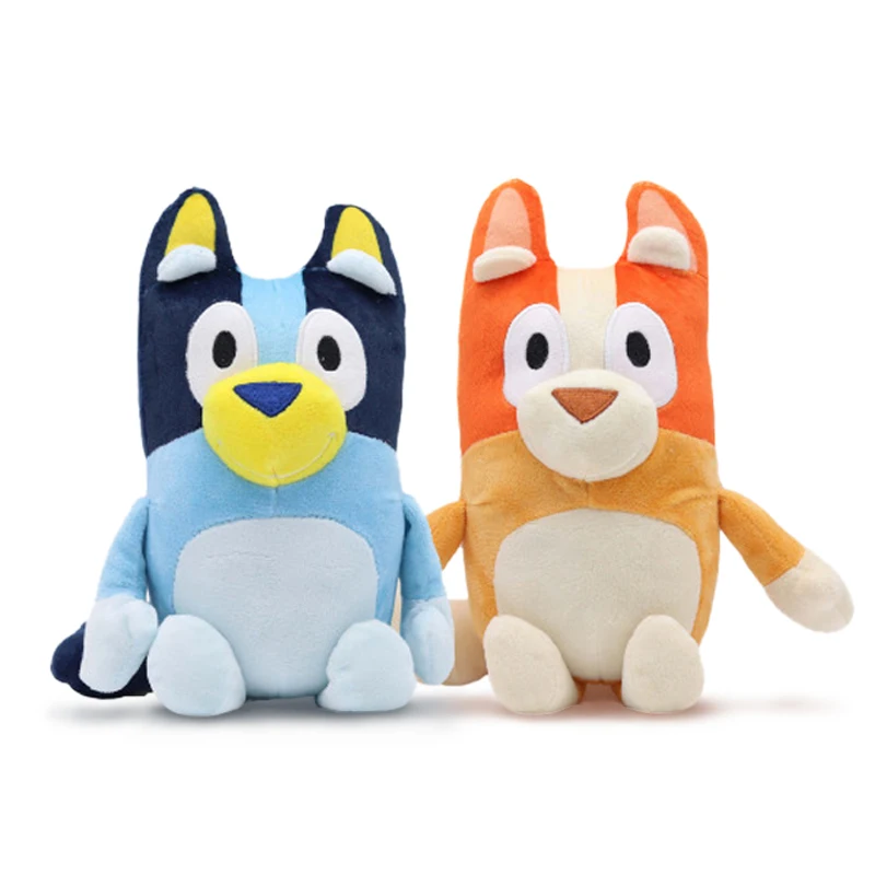 Оригинальная детская плюшевая игрушка Bluey 40 см Милая модель собаки бинго сестры