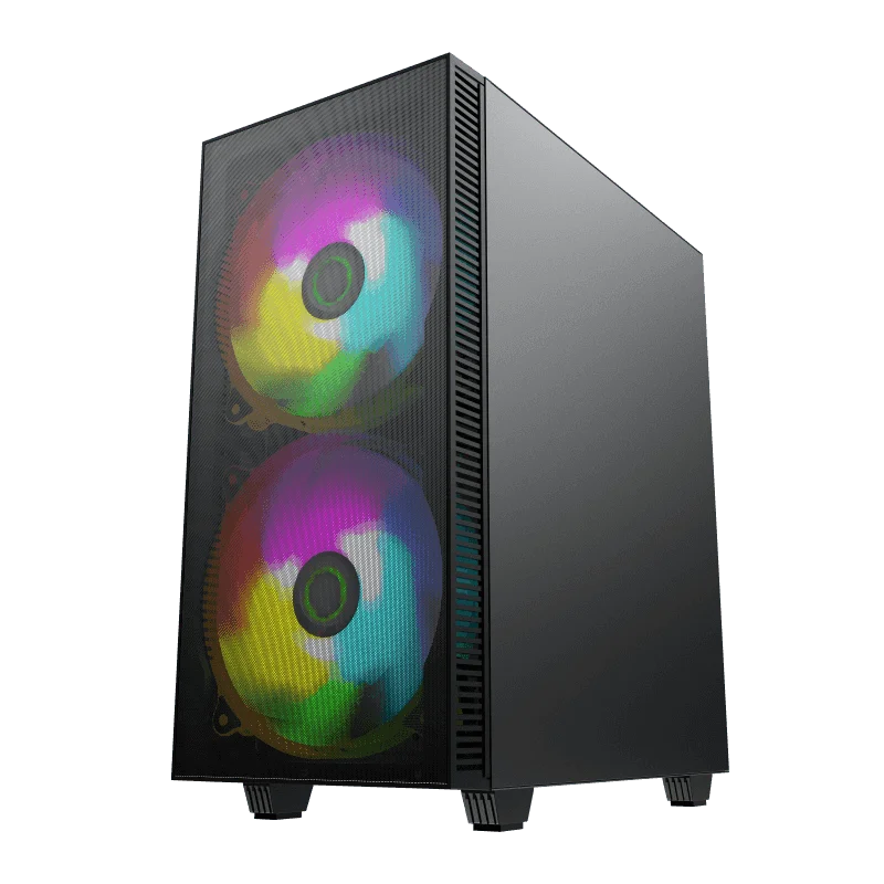 Игровой Компьютер GAMEMAX Aero Mid-Tower чехол для компьютера с 3 вращающимися