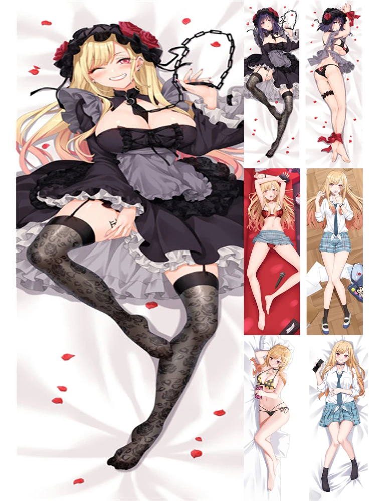 

My Dress-Up Darling Anime Dakimakura Sexy Kitagawa Marin Gojo Wakana Pillowcase Cosplay Costume Hugging Body Pillow Cover Case