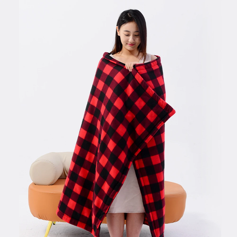 

Car Electric Heated Blanket Body Warmer Blanket Fast Heating 12V Heated Blanket Mattress 9 Adjustable Temperature for Winter