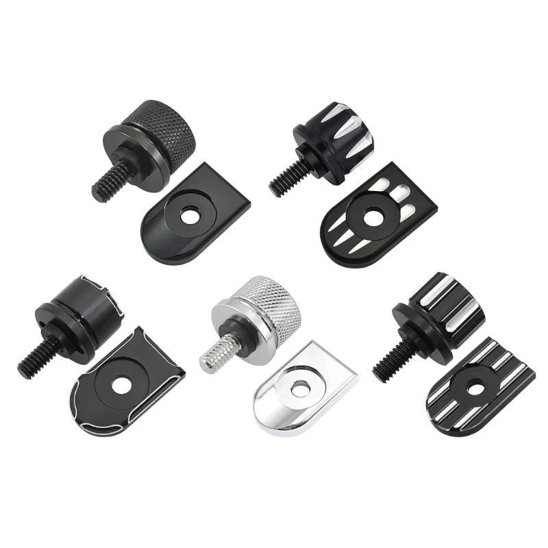 

Upgraded Rear Bolts Screw & Nut Kit Quick Mount Easy Installation Lightweight Used for 1996-2022 Motorbike 85DF