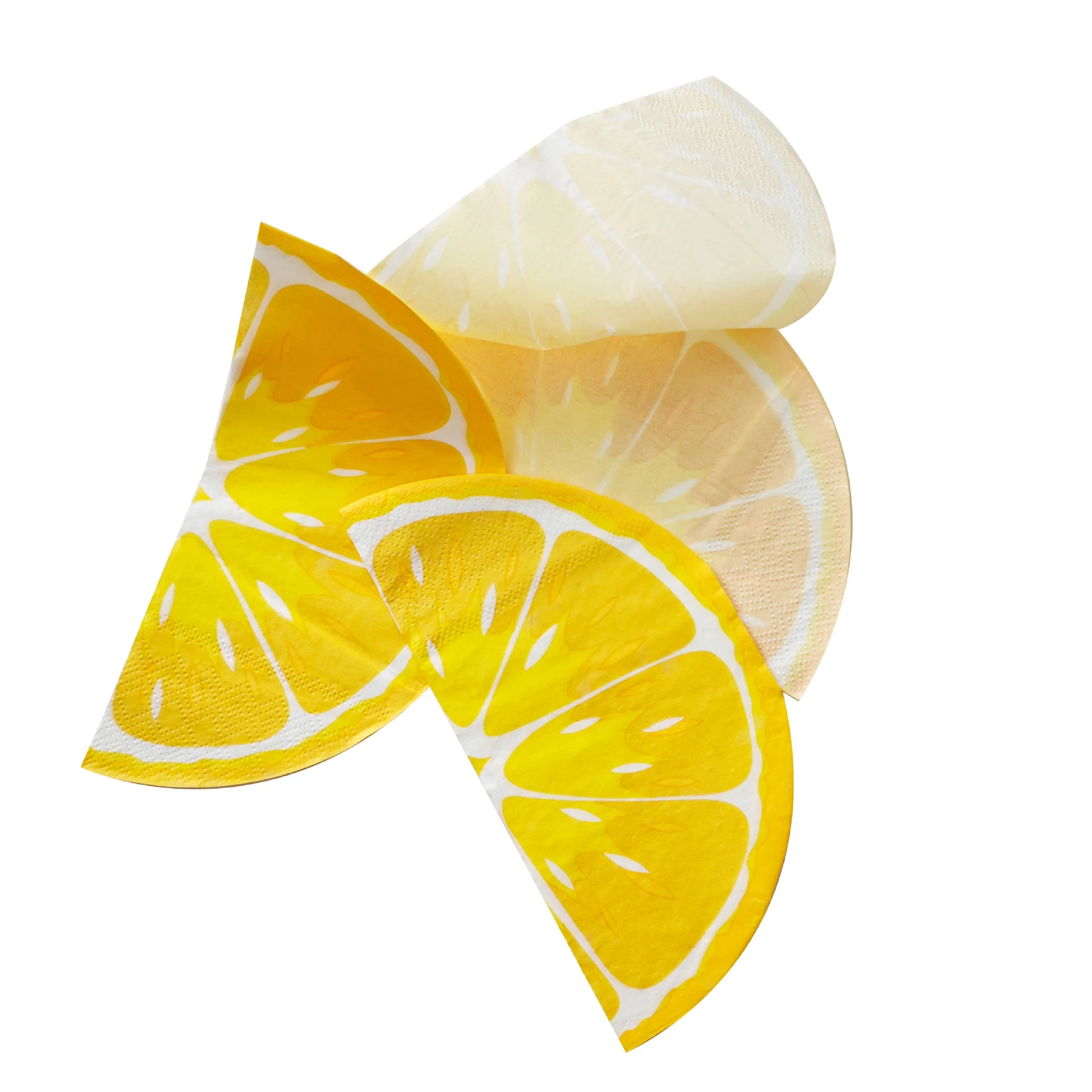 

Бумажные салфетки для вечеринки Lemon