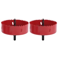 2 sets hole saw cutter set for aluminum board pvc iron sheet hole open woodworking drill bit
