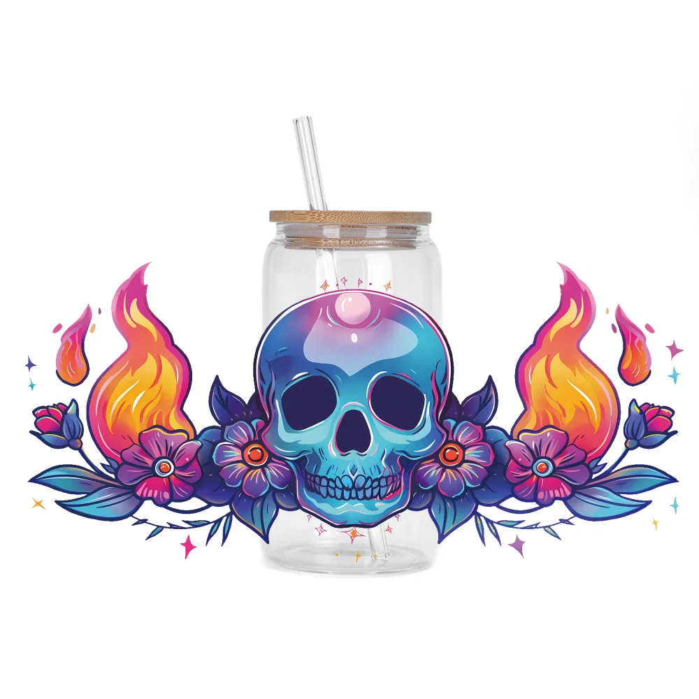 Серия черепа легкие пилинг водонепроницаемые наклейки сделай сам 3D трансферы