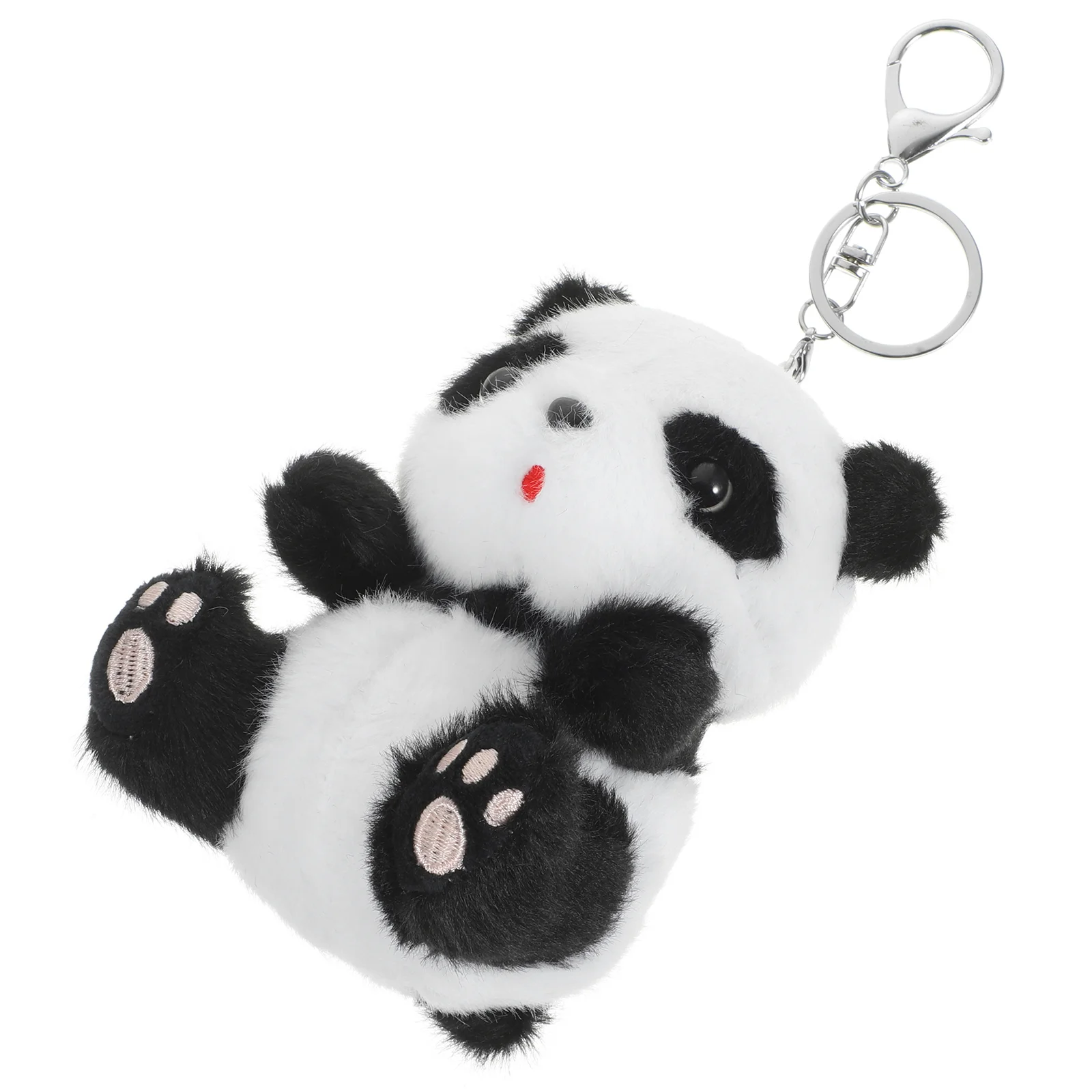 

Key Holder Stuffed Animal Keychain Cartoon Panda Backpack Plush Pendant Keyring Bag Hanging Pp Cotton Adorable Pendants