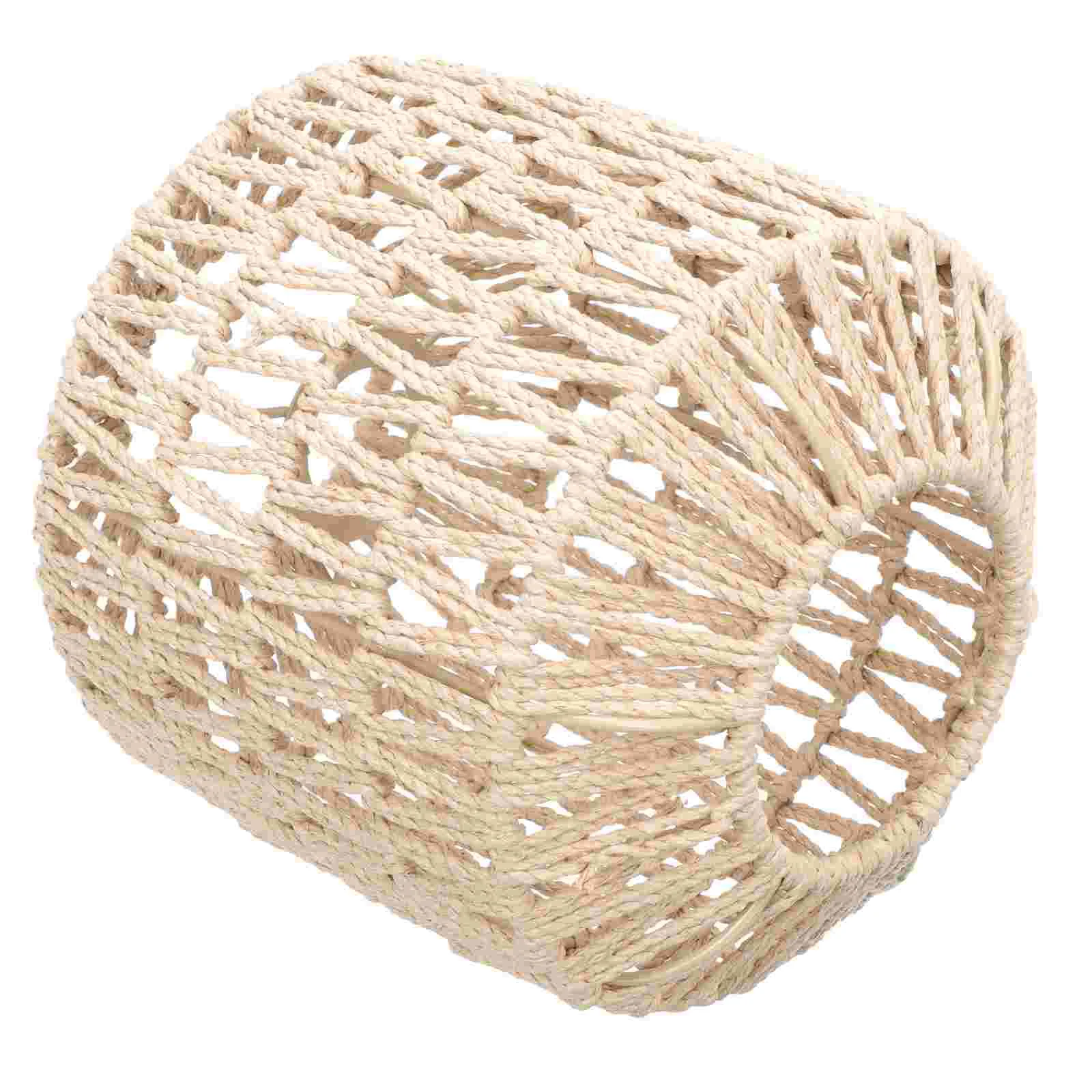

Boho Light Fixture Rattan Holder Paper Rope Boho Holdersshade Vintage Style Decorate Chinese Household Light Dust Baby
