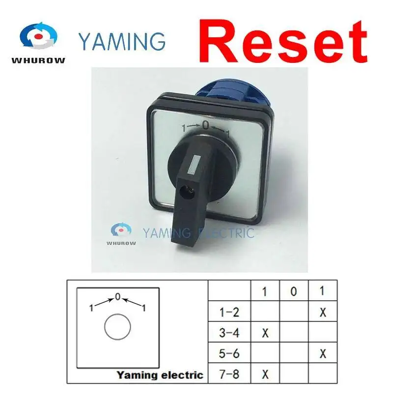 

Электрический 8 клемм 660 В, 20 А, LW26-20/2 LW28-20 YMW26, серебряный контакт, поворотный кулачковый переключатель