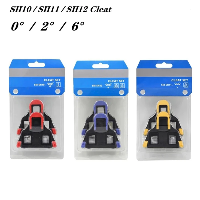 

New SH11 MTB Road bike Bicycle Pedal Cleats Self-Locking Set Cycling Pedal Cleat SH10 SH11 SH12 for Road Bicycle Accessories