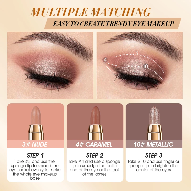 IMAGIC 12-цветный карандаш для век