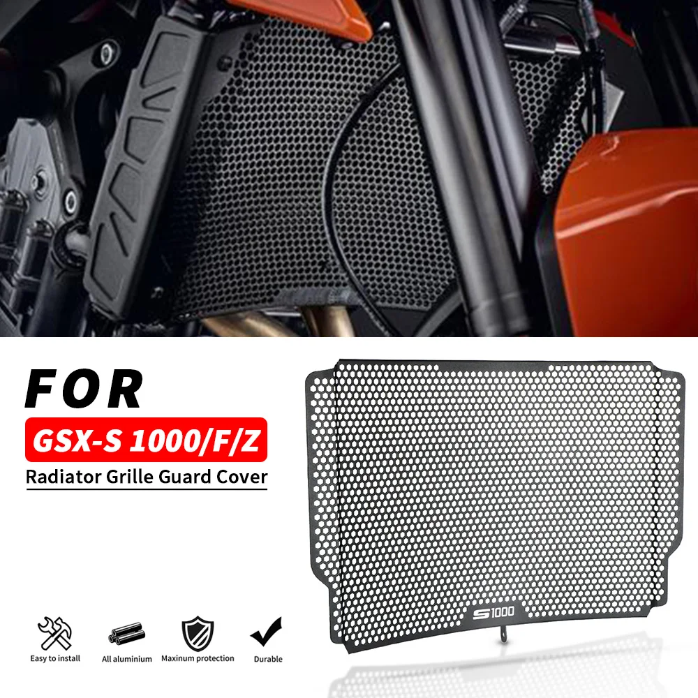 

For Suzuki GSX-S1000 GSX-S1000F GSX-S1000Z GSX-S1000FZ GSX-S1000Y GSX-S1000FT Motorcycle Radiator Grille Guard Cover Aluminium