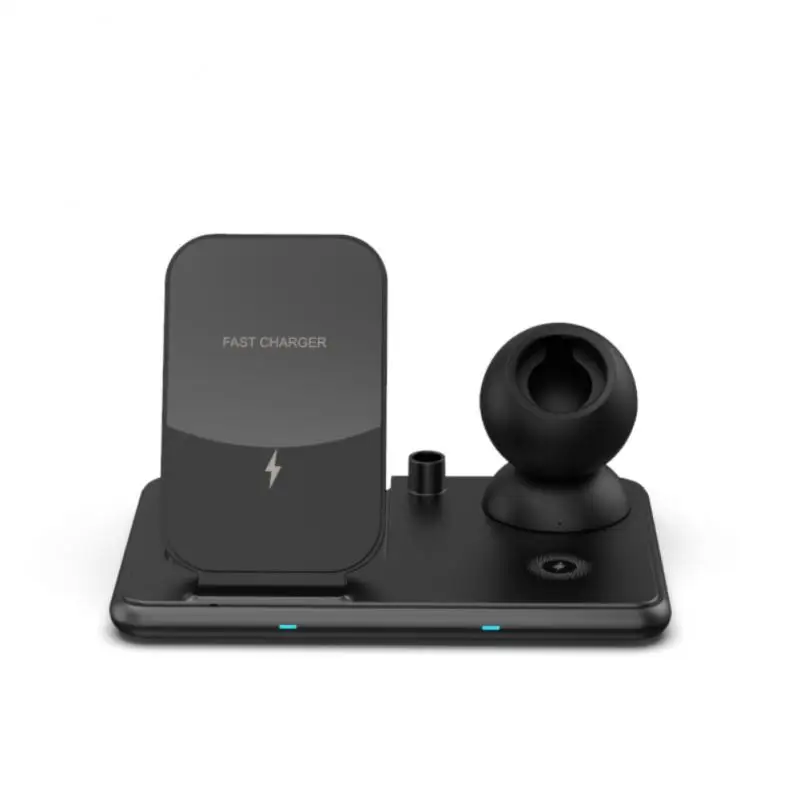 

15w Fast Charging Wireless Charger 4in1 Multifunctional Suction Wireless Charger Portable Mobile Phone Charging Stand