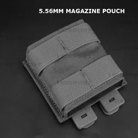tactical 5 56mm molle mag pouch single magazine holder modular open top mag carrier airsoft rifle hunting equipment holder