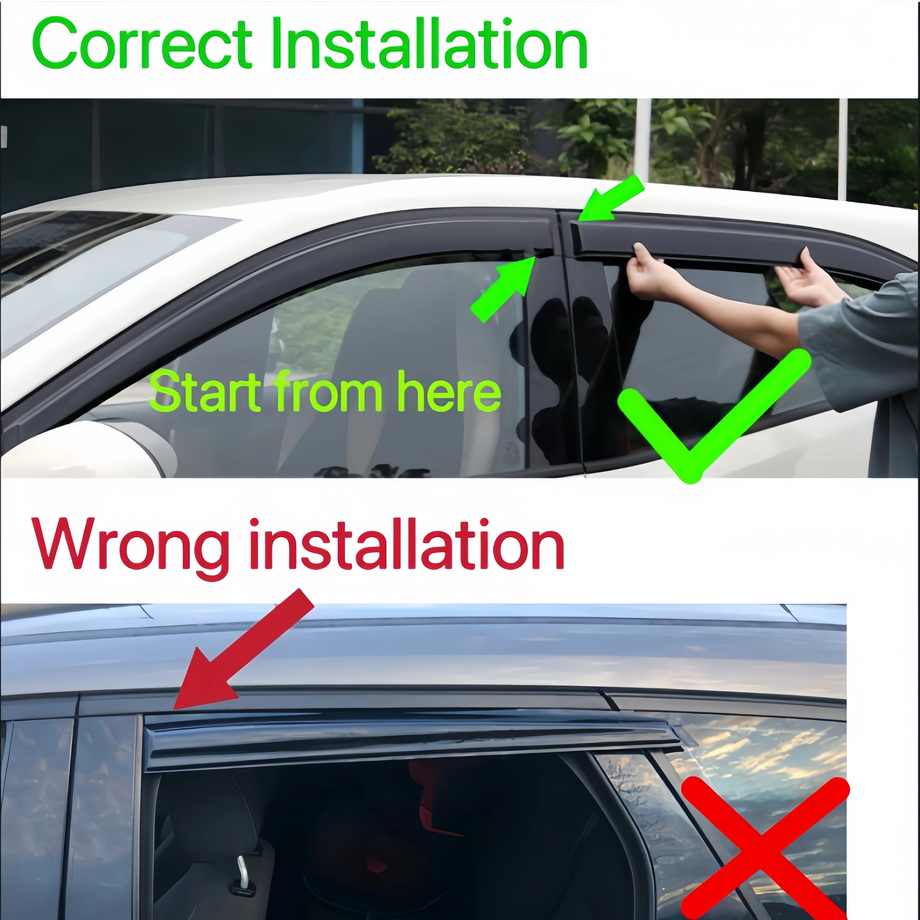 Автомобильные аксессуары для Mazda 2 2007-2012 оконные козырьки защита от дождя солнца