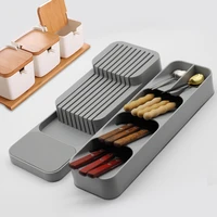 cutlery storage tray knife holder pp spoon fork storage box spice holder tableware organizer plateau knife block holder kitchen