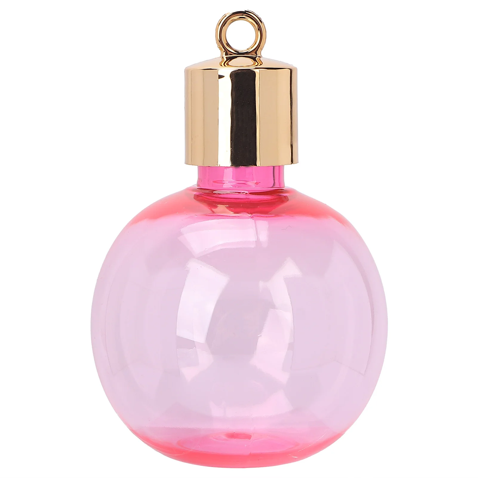 

Fillable Empty Bottle Hollow Hanging Balls Exquisite Cute Christmas Decorations Balls 75mlPink