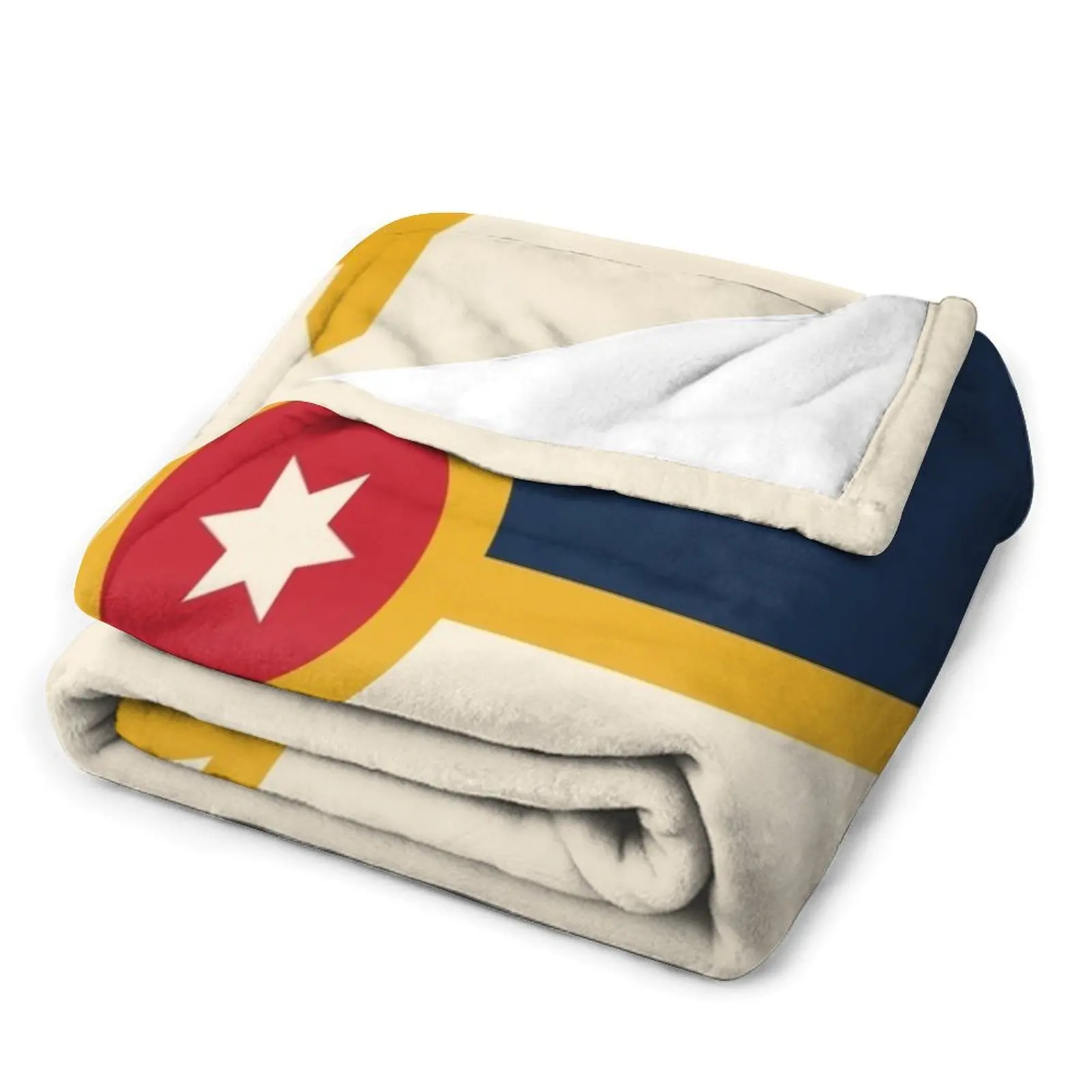 Милые модные одеяла для диванов с изображением флага Талса