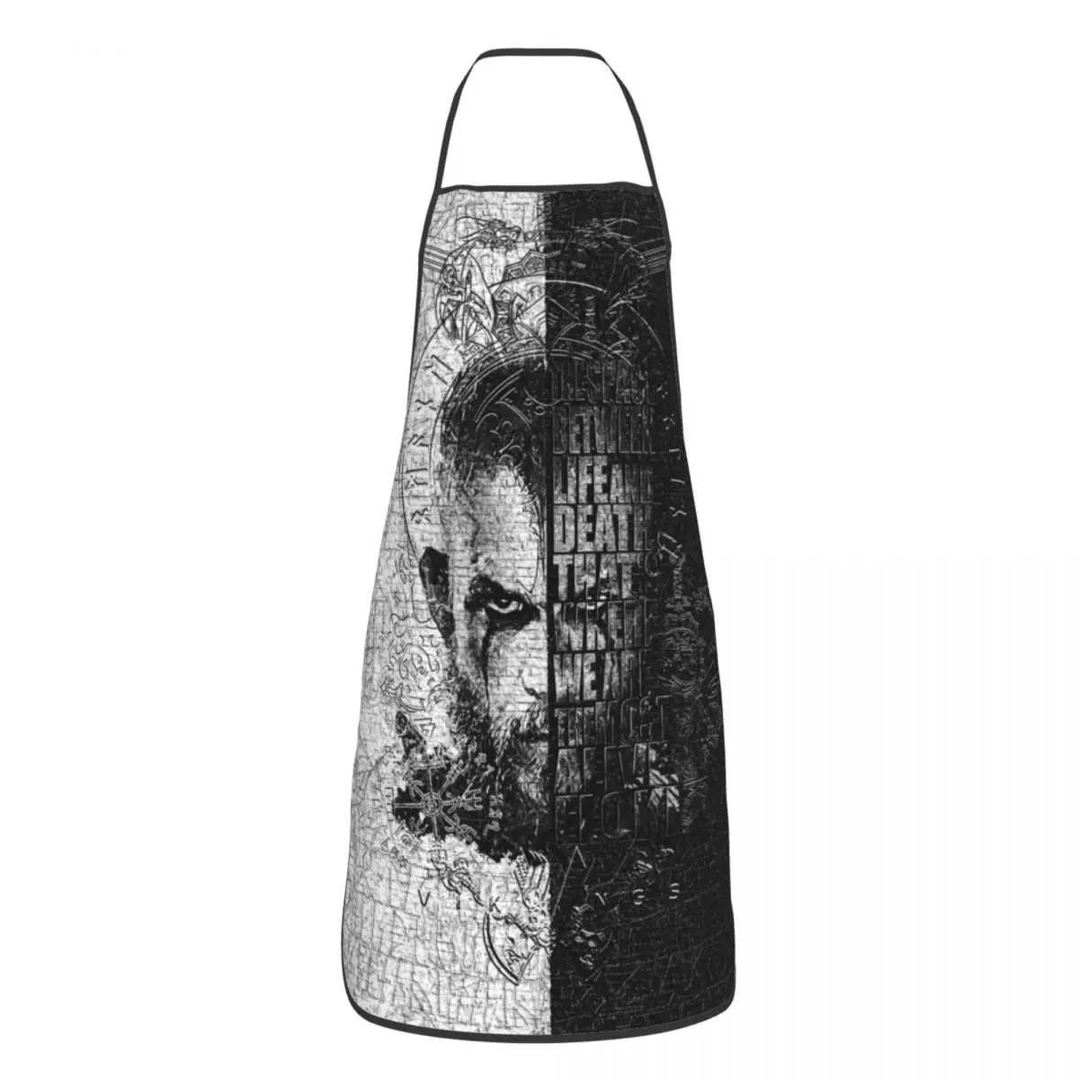Фартук с цитатами Король викингов Рагнар лотброк фартук для шеф-повара взрослых