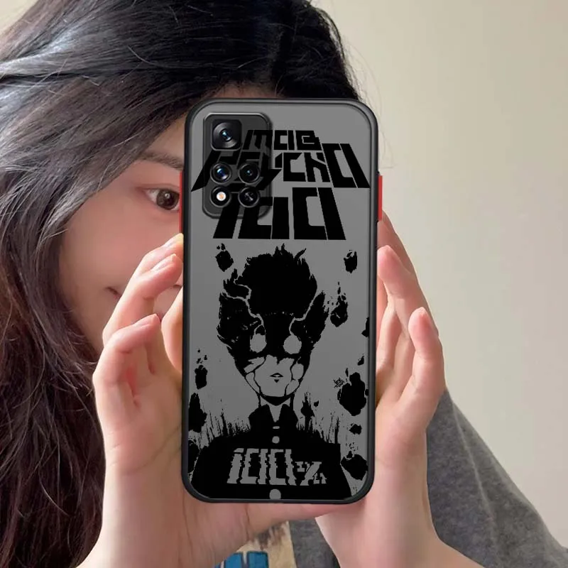 Фото Чехол для телефона Mobu Saiko Hyaku Anime для Xiaomi Redmi Note 12S 11S 11E 11R 10 10T 10S 9S 9 9T 8T 8 7S 7 Pro Lite Max, матовый №2