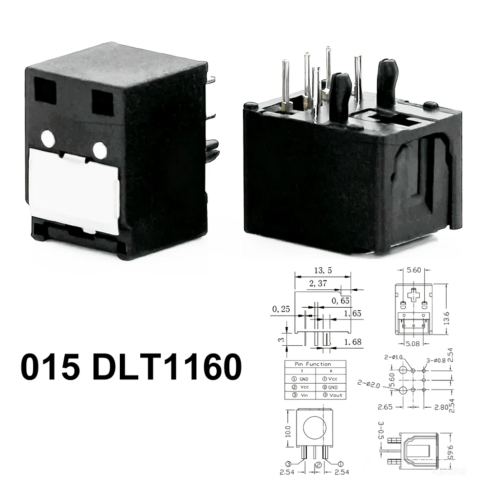 Фото 1 шт. DLR2180 DLT1111A DLR2111 DLT1160 DLT-11E0 DLR1120 DLR21B0 DLR1152 Аудиоразъем для приема оптического волокна №3