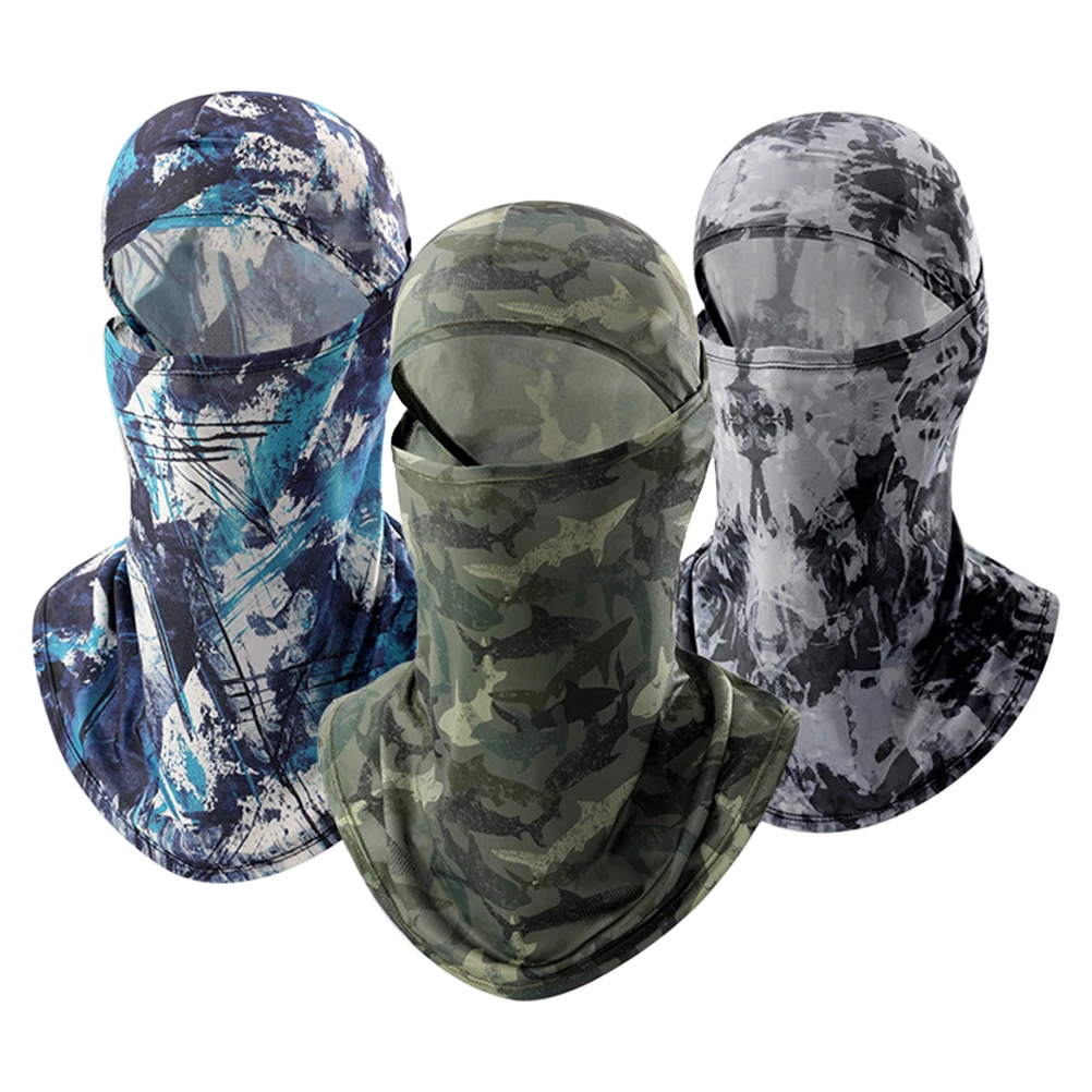 

Tactical Camouflage Balaclava Full Face Cover Scarf Ski Cycling Summer Breathable Neck Head Sunproof Airsoft Cap Helmet Liner