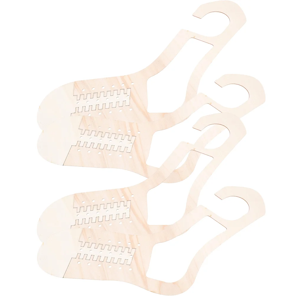 

2 Pair Stretcher Crochet Socks Form Hand Knit Hollow Blockers Knitting Wooden Tools Handmade DIY