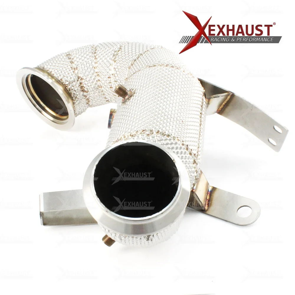 Выхлопная труба для Mercedes Benz A45 AMG CLA45 C118 W177 X118 тепловая защита канальной трубы