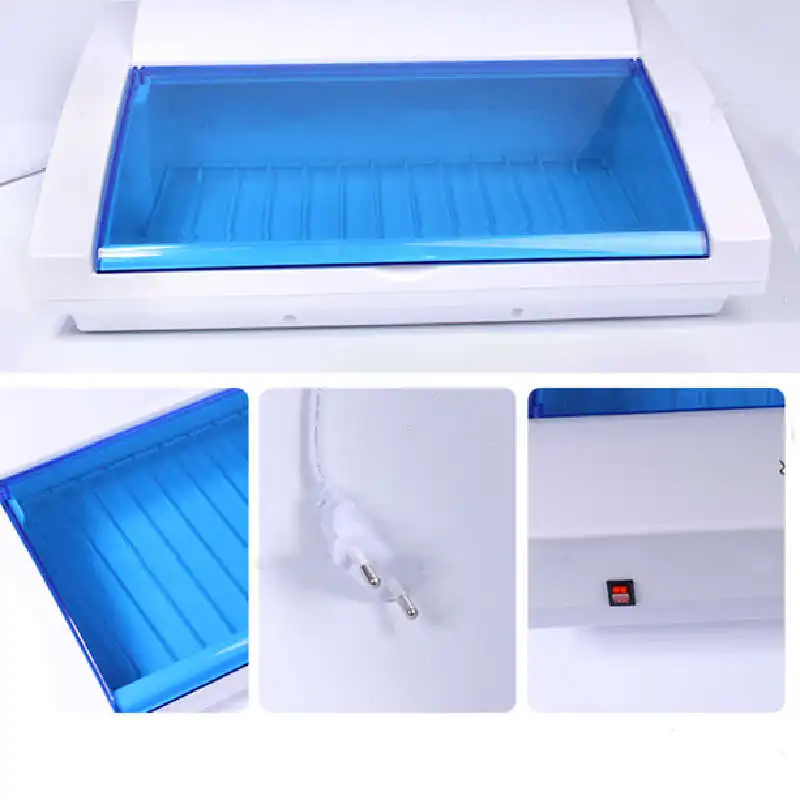 8 Вт маникюрный салон УФ Стерилизация Дезинфекция шкафчик Пинцет коробка для