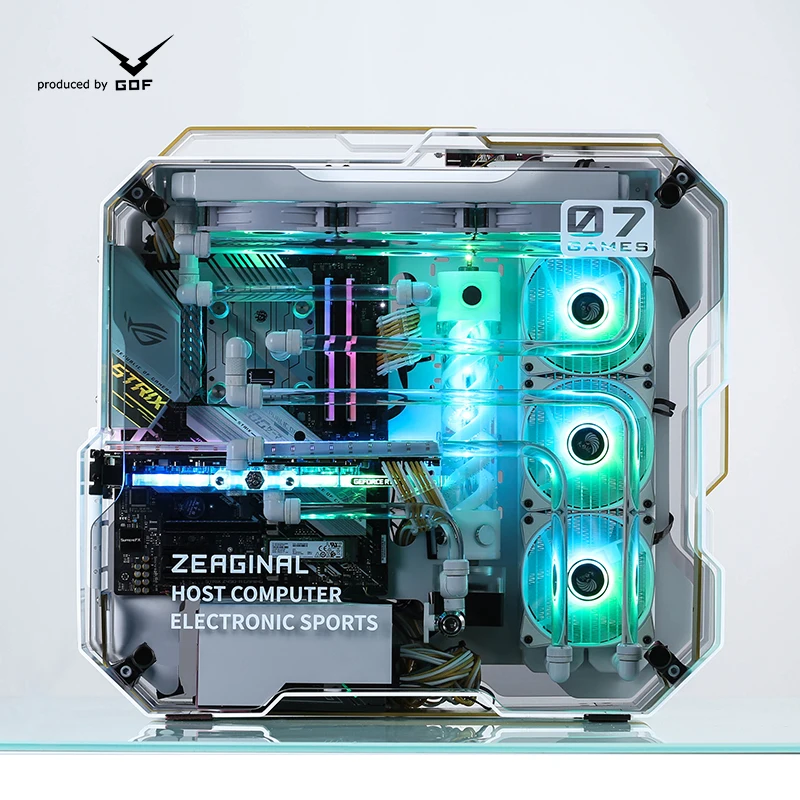 

Rog ASUS i7 i9 11900 / 3070 / 3080ti / 3090 video card water cooled DIY computer host