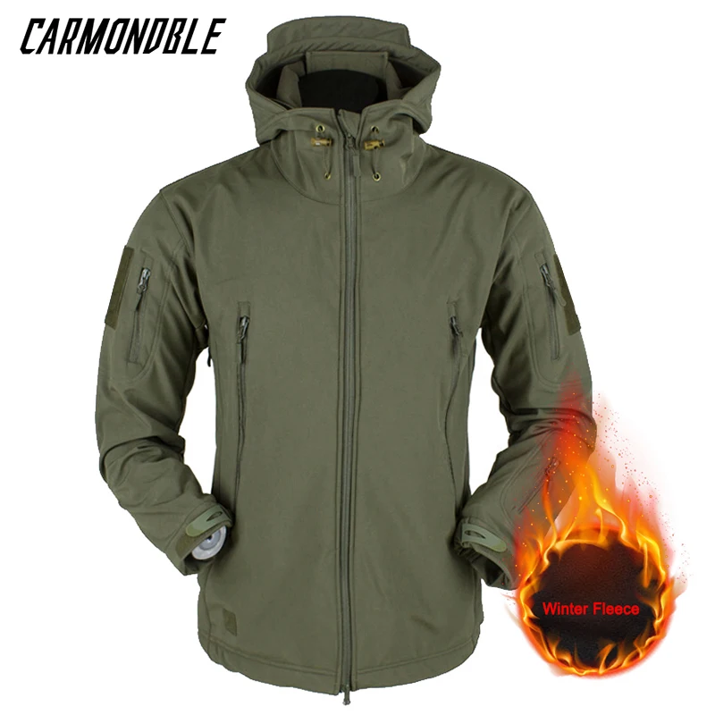 CARMONDBLE 9-цветная мужская уличная зимняя ветровка теплая мягкая куртка одежда из