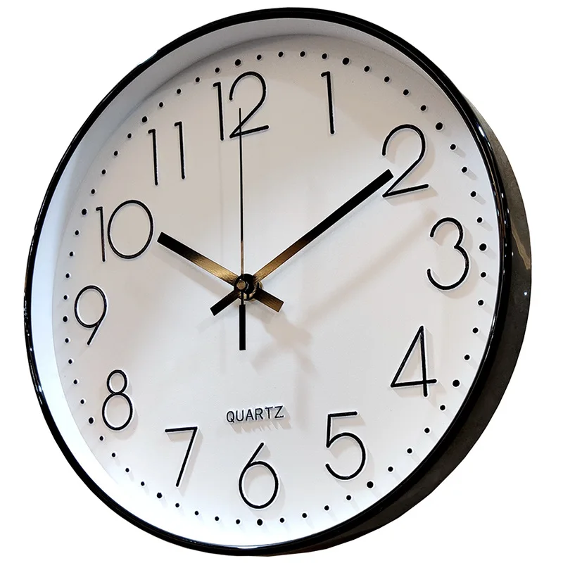

Современные настенные часы, Тихий домашний декор в минималистическом стиле, 12 дюймов, для гостиной, спальни, офиса