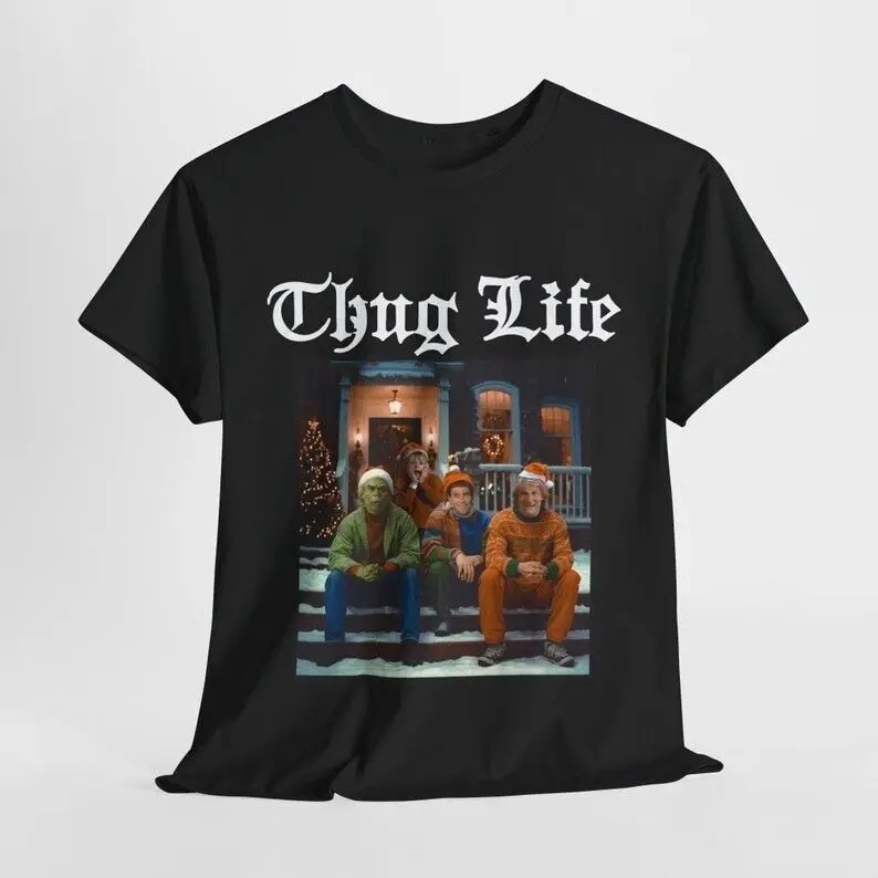 Рубашка Один дома Thug Life рождественские рубашки рождественский фильм