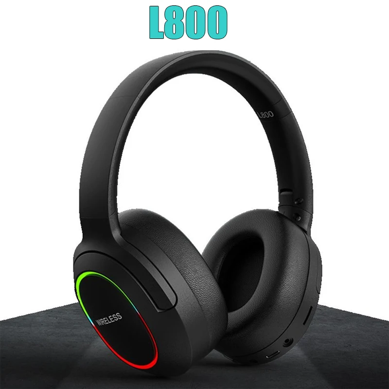 

Беспроводная игровая гарнитура Bluetooth наушники 5,1 HIFI Звук с внешним микрофоном светодиодная подсветка DJ-наушники музыкальный плеер наушники