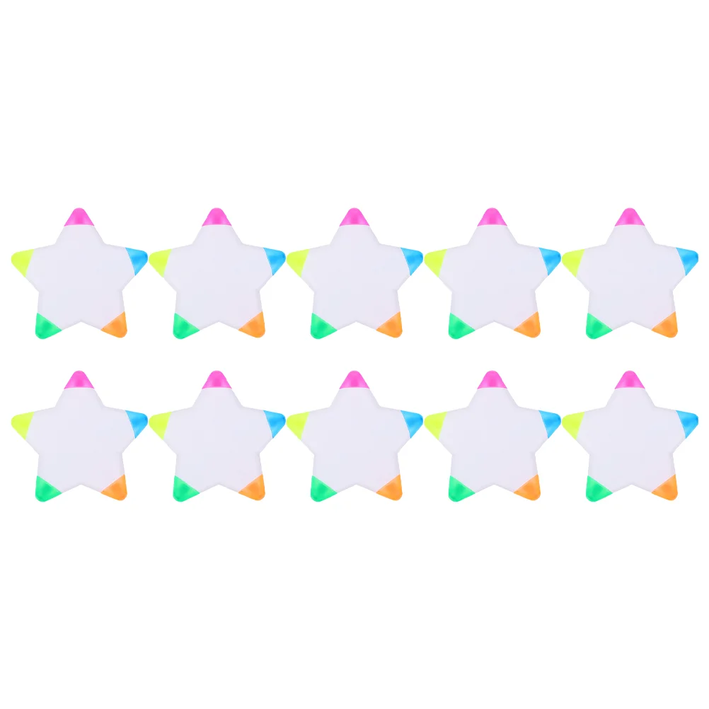 

Детская ручка с пятицветной лепестковой кистью, портативная белая доска, флуоресцентная пластиковая детская подсветка в форме звезды для студентов