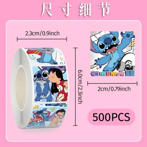 Набор стикеров Лило и Стич  Potdemiel