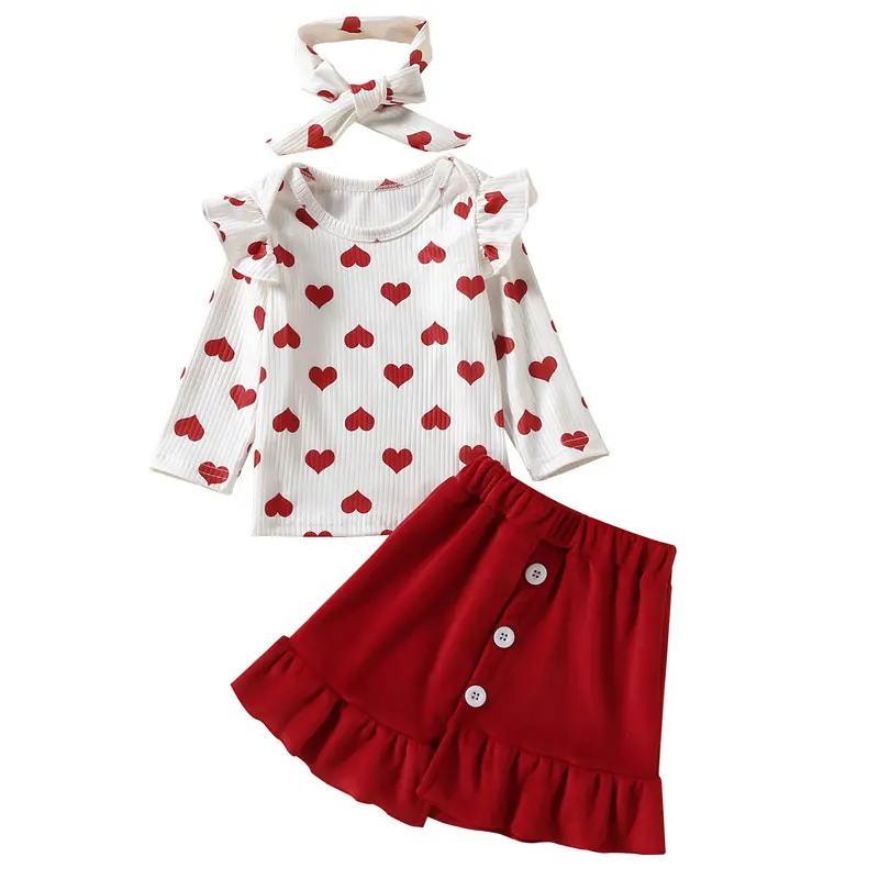 

Fashion Print Kids Clothes Girls Outfits Spring & Autumn Toddler Girl Clothes Sets Cotton Long Sleeve Chidren Clothing 1-4 Years