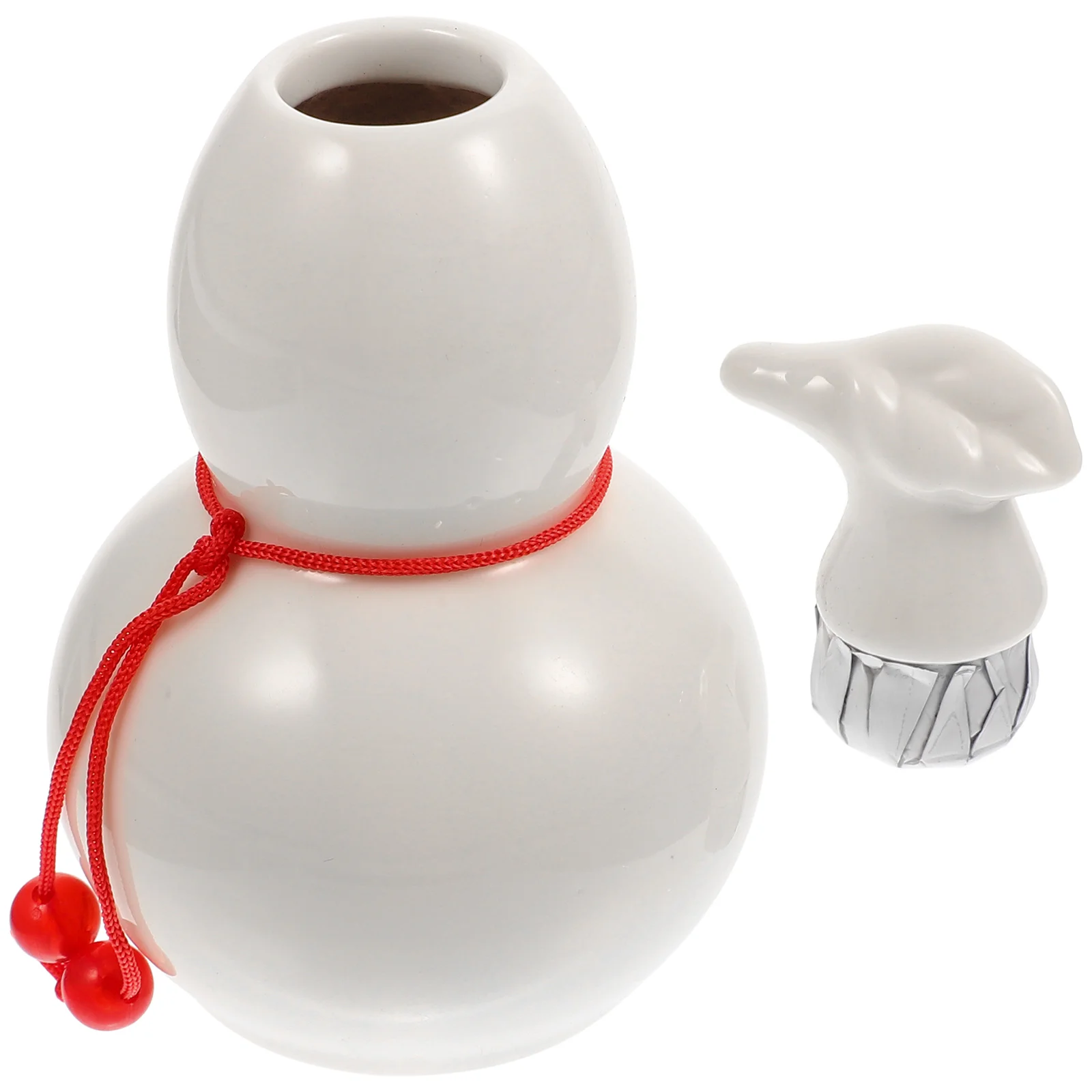 

Bottle Sugar Bowl Lid Airtight Ceramic Jars Kitchen Container Gourd Jar Ceramics Tea Tin Canister Travel